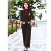 Conjunto de Tres Piezas de Moda de Invierno para Mamá 2026 Estilo Chino Adelgazante y Rejuvenecedor para Mujeres de Mediana Edad, Traje de Manga Larga Talla Grande