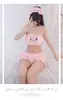 Outono e Inverno Pelúcia Gato Lingerie Sexy Puro Desejo Fofo Desenho Animado Bidimensional Novo Sexy Macio Cera Menina Pijama