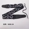 Correa de Guitarra de PP al por Mayor Correa de Hombro Ancha y Engrosada de Poliéster Folk Clásica Correa Personalizada Estampada para Guitarra Eléctrica Bajo