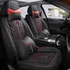 Cojín de Asiento para Coche de Cuero Universal para las Cuatro Estaciones Funda de Asiento Lavable y Fácil de Cuidar Cojín de Asiento Universal