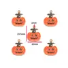Accesorios para Joyería DIY de Aleación con Goteo de Aceite Calabaza de Halloween Calavera Colgante Divertido Pulsera Collar Colgante W473