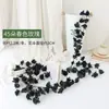 Colgante de pared de enredadera de rosas artificiales, flor de seda con 45 flores, enredadera decorativa de flor de cerezo, decoración artificial de flor en el techo, enredadera de planta artificial