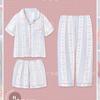 Pijamas Pijamas Verano Niña Algodón Nube Dibujos Animados Manga Corta Shorts Ropa Casual para Casa Verano Venta al por Mayor Transfronteriza