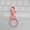 Chave de Carro Liga de Zinco Anel de Clipe de 4 Peças Gancho Mosquetão Anel de Livro Acessórios para Chaveiro DIY Armazenamento Chaveiro de Carro