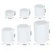 Suporte de exibição hexagonal cilíndrico em acrílico, adequado para exposição de joias em supermercados, com uma base especial, de piso, e pode ser usado como prateleira de exibição para armários altos e baixos