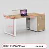 Personal de Oficina Escritorio y Silla de Oficina Combinación de Cuatro Asientos Simple Moderno Oficina Oficina Escritorio Escritorio para Personal de Oficina