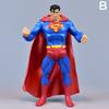 Super-herói Justiça United Meng Steel Bones Batman Batalha Superman Móvel Modelo Boneca Ornamentos