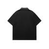 Camisa POLO Antiga 2025 Verão Nova Estilo Americano Retrô Criativa Bolso Bordado Design Solta Manga Curta para Homens