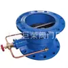 Moinho de Bolas Silenciador de Ferro Fundido Válvula de Retenção de Fechamento Lento Hh49X-10/16Q Válvula Sul Alta Flange Dn80