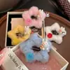 Otoño e Invierno Estrella Lindo Botón Miffy Conejo Peludo Dulce Pasador Niña Pasador de Pelo de Felpa Flequillo BB Accesorios para el Cabello