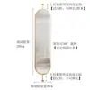 Luz Nórdica Lujo Pantalla Divisoria Simple Hogar Vestíbulo Vidrio Templado Sala de Estar Muro de Bloqueo Sin Otro Metal