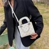 Bolsa de luxo leve de nicho francês feminina 2025 nova cor sólida bolsa de ombro crossbody de alta qualidade bolsa estilosa portátil daffy