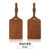 Bolsa para pasaporte antimagnética de piel PU etiqueta de equipaje traje piel antirrobo cepillo tarjetero RFID bolsa para identificación en stock funda para pasaporte
