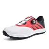 2026 Sapatos de Golfe Impermeáveis Masculinos e Femininos para Uso Transfronteiriço, Modelo Sem Travas com Fivela Rotativa, Sapatos de Treino de Golfe para Atacado