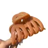 Francés 2025 Nuevo Elegante Elegante Grande Cremoso Calabaza Pinza para el Cabello Pinza Trasera Pinza Tiburón Accesorios para el Cabello