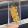 Adesivos de Celular Dourados Ouro Puro 2mg 999 Adesivos Dourados para Celular Princesa Por Favor Fique Rica e Saudável Adesivos Dourados Criativos Atacado