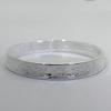 Pulseira Prata Tailandesa Preta Sutra do Coração de Buda Estilo Chinês Moda Joias Criativas Tendência Retrô Temperamento Lótus Pulseira Buda