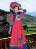 Ropa de Adulto de Nuevo Estilo para Mujeres de la Minoría Étnica Zhuang de Guangxi para la Presentación de Minorías Étnicas del 3 de Marzo, Falda de Ropa Étnica Buyi