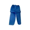 Puño de Hilo Protector Ropa de Aislamiento Falda Pantalones de Inspección Transpirable Color Azul PP a Prueba de Polvo e Impermeables Pantalones Quirúrgicos