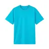 Camiseta Informal de Manga Corta para Hombre, 230g Algodón Puro, Hombro Normal, Corte Delgado, Moderna, Versátil, Disponible para Dropshipping
