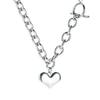 Personalidad Europea y Americana Estilo Metal Acero de Titanio Colgante de Amor Collar de Cadena Gruesa Temperamento Femenino Combinación Total Collar de Cadena para Clavícula Accesorios