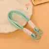 Lanyard Colorido Creativo de Doble Hilo con Doble Hebilla para Teléfono Móvil, Lanyard para Teléfono con Patrón Nudo Bloqueo de Color, Llavero, Accesorio para Bolso