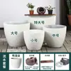 Tanque de Peces Tradicional para Patio, Tanque de Agua Grande para Uso Doméstico, Adecuado para Criar Peces Dorados, Tortugas, Plantas Acuáticas, Plantas Hidropónicas, Lotos y Nenúfares, Recipiente en Forma de Cuenco