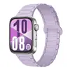Adequado para Pulseiras de Relógio Huawei Fit3/4/4Pro/5/5Pro Pulseira Magnética de Silicone de Três Contas Integrada de Segunda Geração