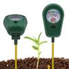 Detector de solo três em um medidor de fertilidade do solo de ponteiro de pH de umidade de fertilidade de pH