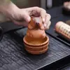 Capibara de Arena Morada Creativo Rata de Agua Murciélago Bañera Mascota de Té Se Puede Criar Bandeja de Té Juego de Té Decoración Adornos de Escritorio Juego de Té