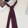 Gravata de Bolinhas Vinho Coreana Estilo Retro Old Money Celebridade da Internet Lenço Versátil Cinto Multiuso Moda Casual Acessório de Pescoço