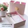 Novo estilo chinês festivo casamento dama de honra Lang acompanhou caixa de presente Novo Design Flip Cover Mão Carregando Presente de Casamento Caixa de Doces
