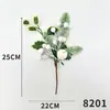 Arranjo de Flores com Estacas de Pinha e Ginkgo de Natal Decorações de Natal Decoração de Árvore de Natal Enfeites para Arranjo de Flores Flores Artificiais