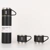 Juego de Taza Termo de Acero Inoxidable 304 Regalos de Negocios Una Taza Tres Tapas Taza de Mano Juego de Taza de Mano para Hombres y Mujeres