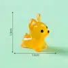 Figuras creativas y lindas de cachorros que brillan en la oscuridad, artículos decorativos para manualidades, accesorios de bolsa sorpresa, decoraciones para paisajes en miniatura, adornos pequeños para escritorios e interiores de automóviles
