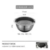 [Genuino de Fábrica] Cuenco Grueso de Acero Inoxidable Grado Alimenticio 304 para Batir Huevos en la Cocina y Cuenco para Lavar Platos en Casa