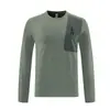 Chaqueta de Running Caliente de Secado Rápido para Hombre para Otoño e Invierno, Camiseta Deportiva Transpirable de Manga Larga para Hombre con Media Cremallera para Otoño