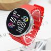 Fábrica en stock al por mayor Reloj electrónico LED diseño nicho círculo bicolor marino estudiante deportes moda reloj electrónico