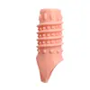 Preservativo Lobo Dente Longo Estendido para Homens, Manga de Pênis Realista, Preservativo de Cristal para Retardo, Contenção de Dupla Ponta, Ampliado e Espessado para Prazer