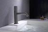 Kaiping Youjia Grifo para Lavabo de Baño de Cobre Color Gris Pistola con Volante Moleteado Interruptor de Válvula Mezcladora para Lavabo bajo Encimera Caliente y Frío 31600