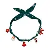 Accesorios transfronterizos europeos y americanos: Collar único de cinta de copo de nieve, Año Nuevo, elementos mixtos, collar de fiesta estilo Navidad
