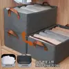 Caja de Almacenamiento Plegable de Acero para Dormitorio de Casa, Caja de Almacenamiento Plegable de Gran Capacidad, Organizador de Ropa