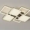Lámpara de techo geométrica moderna minimalista nueva para sala de estar, lámpara de dormitorio estilo americano vintage, lámpara de espectro completo para protección ocular