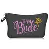 Serie de Novia Transfronteriza y Dama de Honor Bolsa de Cosméticos Almacenamiento de Mano Bolsa de Lavar Bolsa de Viaje Portátil Perezosa