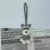 Schnauzer Perro Cuero Regalo Collar Personalizado Cachorro Creativo Llavero para Coche Colgante para Bolso Al por Mayor