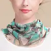 Procesamiento PersonalizadoHuaye Bufanda de Seda con Cuello Halter para Primavera y Verano Suéter de Malla de Seda de Morera Cubrecuellos Cálido Protección Solar