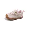Sapatos Caminhantes para Bebê Menina 2026 Primavera Novos Sapatos Casuais Infantis Fechados Sapatos de Princesa para Bebê Sapatos para Interior de Jardim de Infância
