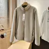 Adecuado para 0 grados, unisex, invierno 2026, forro polar de lana de cordero, forrado de polar, engrosado, casual, cálido, cuello alto, sudadera jacket