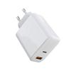 Cargador de teléfono móvil GaN de nitruro de galio PD65W con certificación CE europea, cabezal de carga rápida, compatible con la fuente de alimentación de portátiles Apple de 15 pulgadas KC