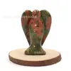 Suministro Transfronterizo Adornos de Ángel de Cristal de Jade de 2 Pulgadas Artesanías de Talla de Piedra Semipreciosa Amatista Adornos de Estilo Europeo